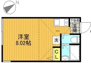 1Rの間取り画像