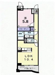 フロレジャール【2階】の間取り