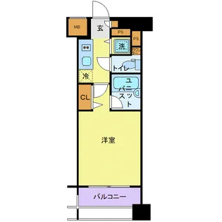 パレステュディオDOLCE本駒込【2階】の間取り