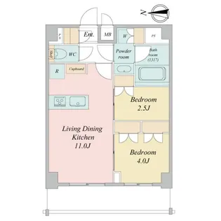 LIME RESIDENCE KAWAGUCHI EAST【8階】の間取り