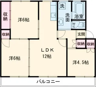 プレジデント津新町【4階】の間取り