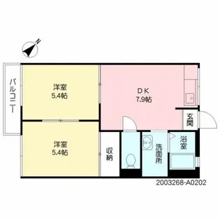 プリムローズ【2階】の間取り