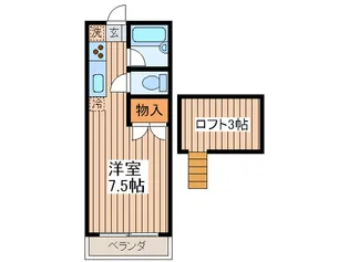 シリウス相模台【2階】の間取り