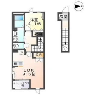 ROUGE COCORU【2階】の間取り