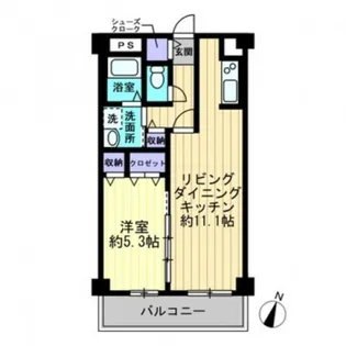 セレ グレージュ【3階】の間取り