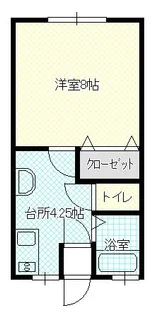 シティハイムひまわり【2階】の間取り