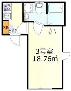 東京都板橋区舟渡2【アパート】の間取り