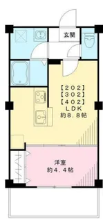 東京都墨田区東駒形4【マンション】の間取り