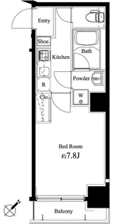 ロメック月島【3階】の間取り