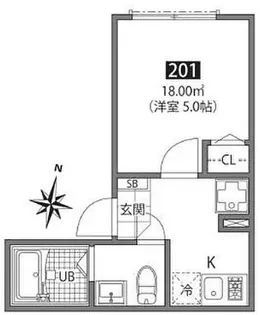 ブリーズTagara【2階】の間取り