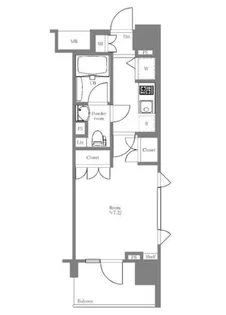 AXAS-Will四谷三丁目Sta.【5階】の間取り
