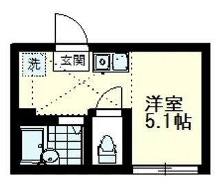 東京都国分寺市内藤1【アパート】の間取り