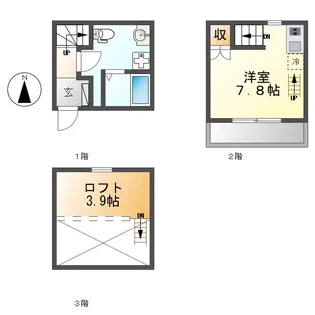 porto maison(ポルトメゾン)【1階】の間取り