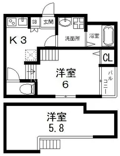 ラ・ヴェネレ【1階】の間取り