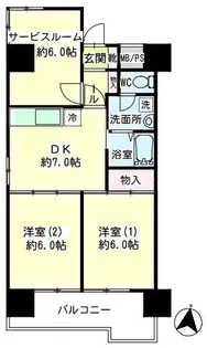 第124新井ビル【5階】の間取り