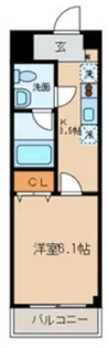 1Kの間取り画像