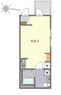 神奈川県横浜市金沢区六浦1【アパート】の間取り