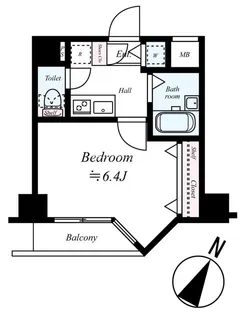 アーバイル日本橋小伝馬町【10階】の間取り