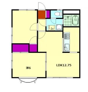 グリーンハイツ【2階】の間取り