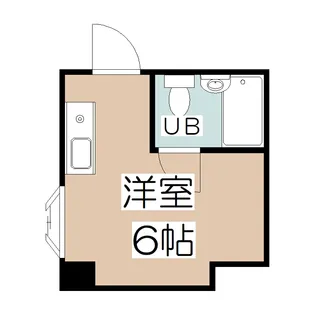 1Rの間取り画像