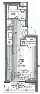 1Kの間取り画像