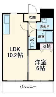 ブランネージュ多摩川【4階】の間取り