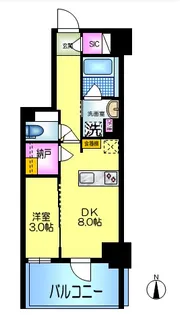シエリア北綾瀬【2階】の間取り