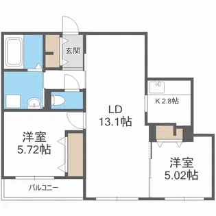 LILAC壱番館【3階】の間取り