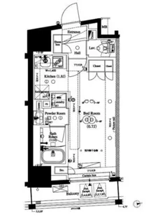 アークマーク八幡山【8階】の間取り