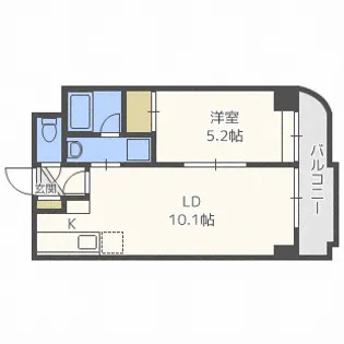 さくらハイツ3【7階】の間取り