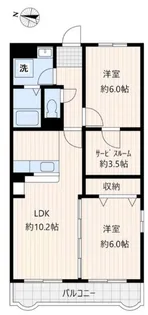スターブルマンション春日部【3階】の間取り