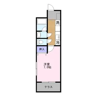 GrandirMaison市川中山【2階】の間取り