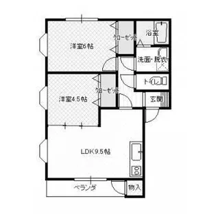 スターパレスC【2階】の間取り