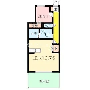 Le repos(ル・レポ)【1階】の間取り