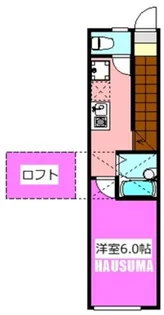 東京都北区滝野川2【アパート】の間取り