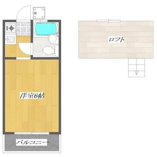 ハイツセイエイNo.2【2階】の間取り