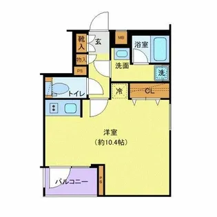 RELUXIA東武練馬【3階】の間取り