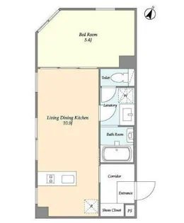 シェモア白金高輪【2階】の間取り