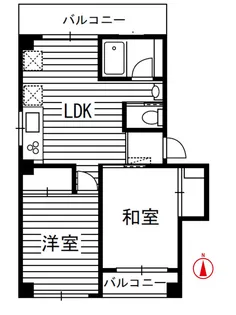 SUZUKIマンション【4階】の間取り