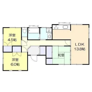 宮崎県宮崎市古城町北田【一戸建】の間取り