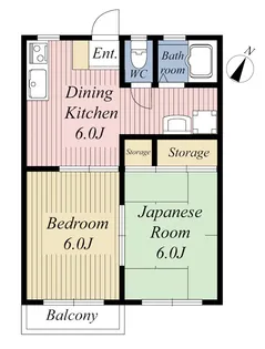 ツインコート壱番館【1階】の間取り