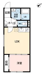 PEAKS FUNABASHI【3階】の間取り