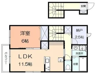グランルーチェ【2階】の間取り