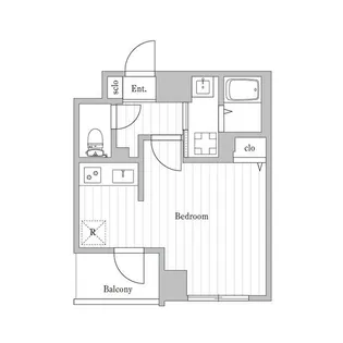 東京都北区王子4【マンション】の間取り