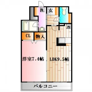 広島県東広島市西条町下見【マンション】の間取り