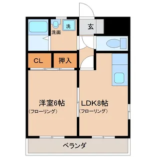 さくらハイツII【3階】の間取り