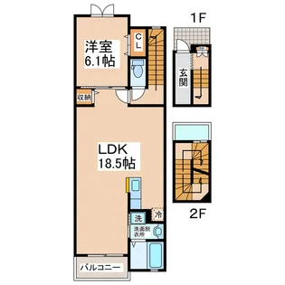 ロワゾブルーの間取り