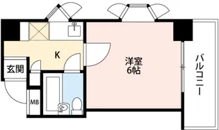 壱番館【6階】の間取り