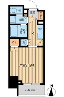 東京都台東区入谷1【マンション】の間取り