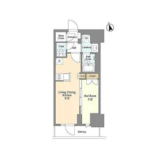 東京都江戸川区松江6【マンション】の間取り
